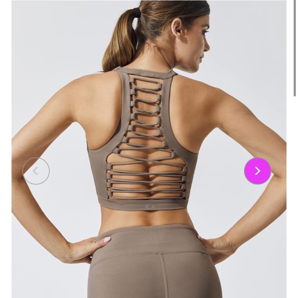 ALO Yoga Movement Bra - Gravel